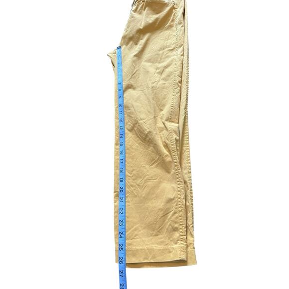 Old Navy Yellow Career Business Office Straight Leg Pixie Dress Pants Size 8 - Picture 10 of 11